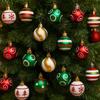 4/6cm Christmas Hanging Ball Shatterproof Xmas Tree Decoration Christmas Baubles  Party Favors