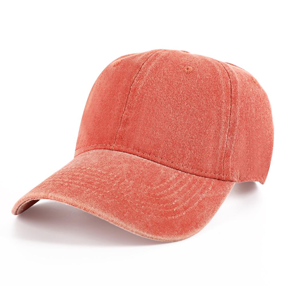 Gewaschene, verwaschene Baseballkappe aus Denim mit auffälligen Nähten, Sechs-Bahnen-Design, Schirmmützen-Stil zur DIY-Individualisierung – Perfekt für Sommer und Herbst.