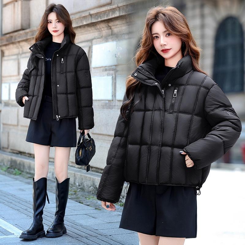 Short Stand-up Collar Puff Cotton Clothes Women's Winter Thickened Loose Small Cloud Bread Clothes Jacket Women's Clothing Year
