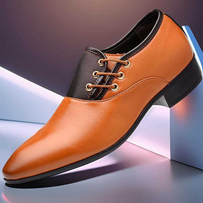 

2025 large size autumn new men s casual leather shoes men s British small leather shoes men s shoes breathable men s shoes 48