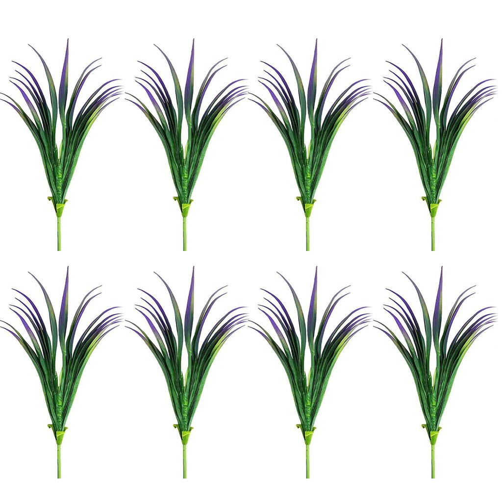 8 Teile/satz Outdoor Gefälschte Pflanzen UV Beständig Künstliche Pflanzen Dekoration Hof Veranda Kunststoff Begrünung Strauch Dekoration