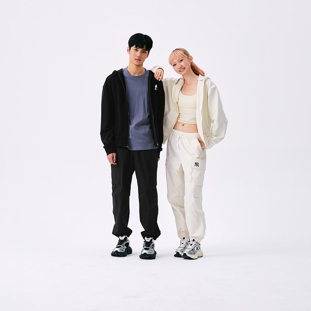 New MLB New York Yankees Casual Pants Unisex Hemp Cream 3AWPB0151-50CRM