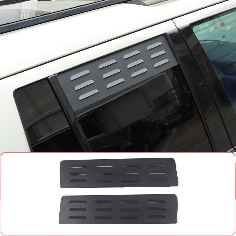 Aluminum Alloy Car Rear Side Window Ventilation Panel Decoration Accessories For Land Rover Discovery 3 4 LR3 LR4 2004-2016