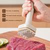 Marteau Attendrisseur de Viande en Acier Inoxydable Outil Attendrisseur de Viande à Rebond Automatique pour Cuisine Famille Restaurant Boulangerie Améliorateur d'Absorption de Marinade