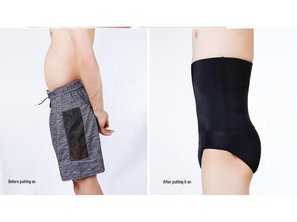 Mandino Unisex Cross-Dressing Waist and Stomach Shaper Underwear for Men and Women