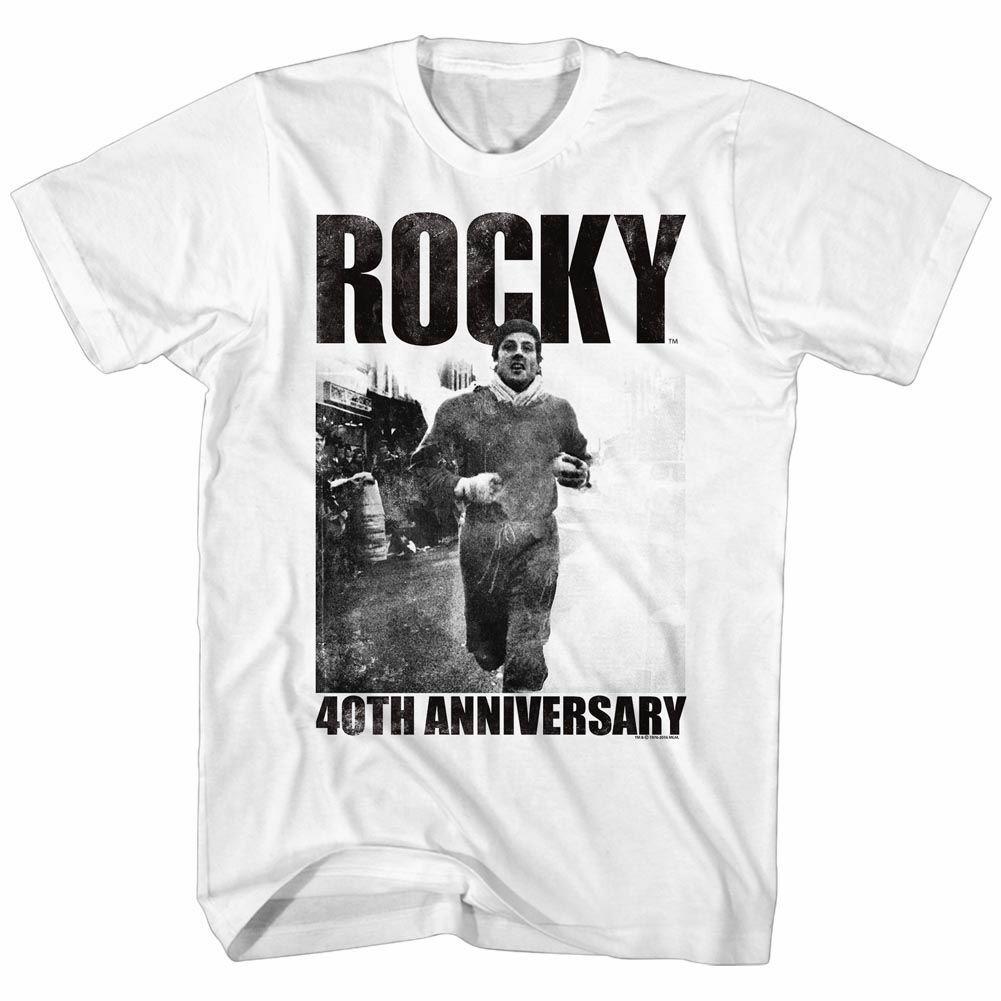 Rocky 40th White T-Shirt Mens Womens Tees Top