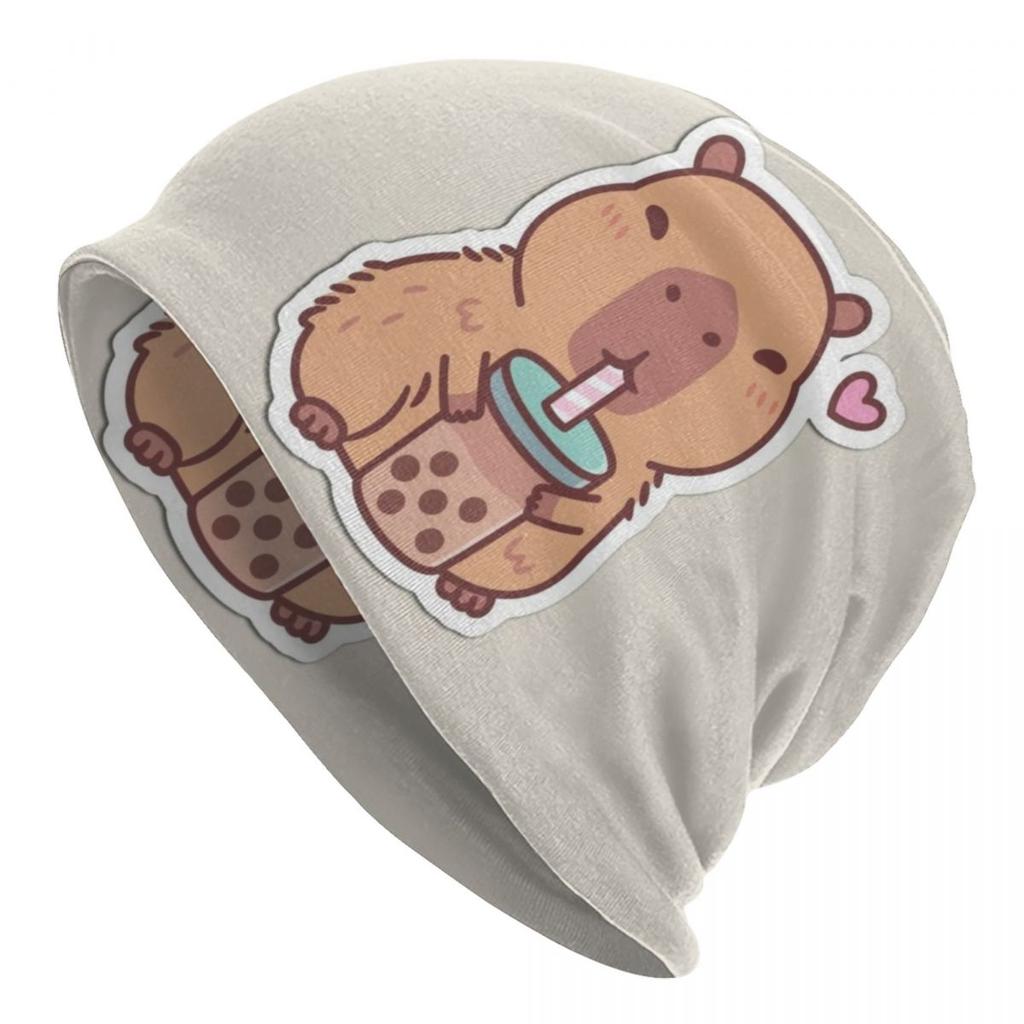 Custom Capybara Beanie Cap Unisex Winter Warm Bonnet Femme Knitting Hats Hip Hop Outdoor Ski Skullies Beanies Caps For Unisex Women