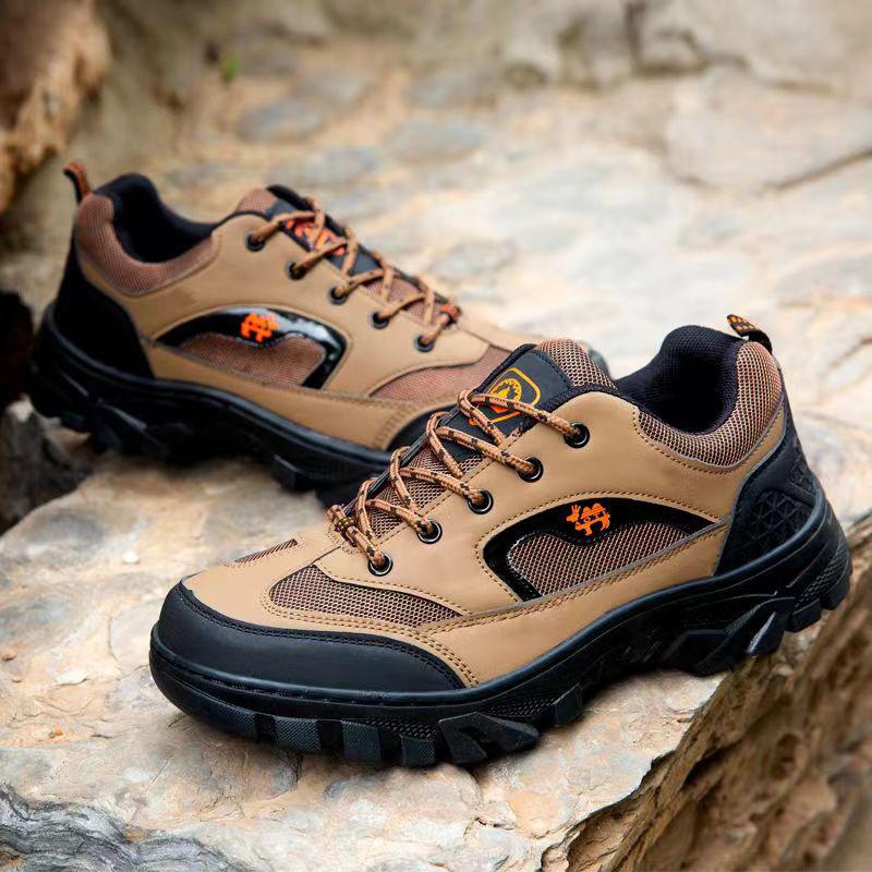 Outdoor Hiking Shoes Men's, Sports Shoes New Casual Shoes Light High-top Training Shoes Men's Hiking Shoes