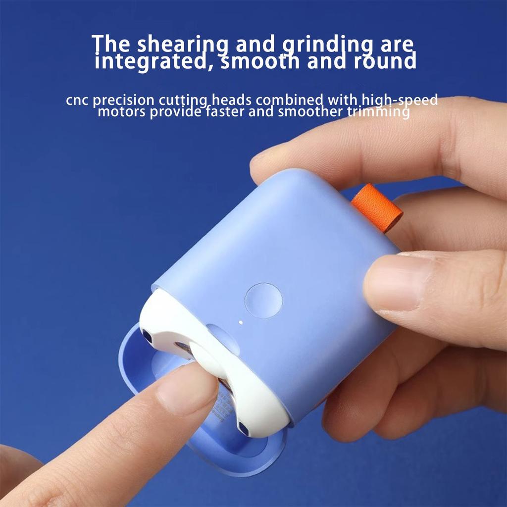 Electric Nail Clippers 2in1 Automatic Nail Clippers, Nail Trimmers, Portable Nail Grinders That Won't Hurt Hands