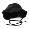 Universal Chemistry Bubble Corduroy Black Earflap Bucket Hat