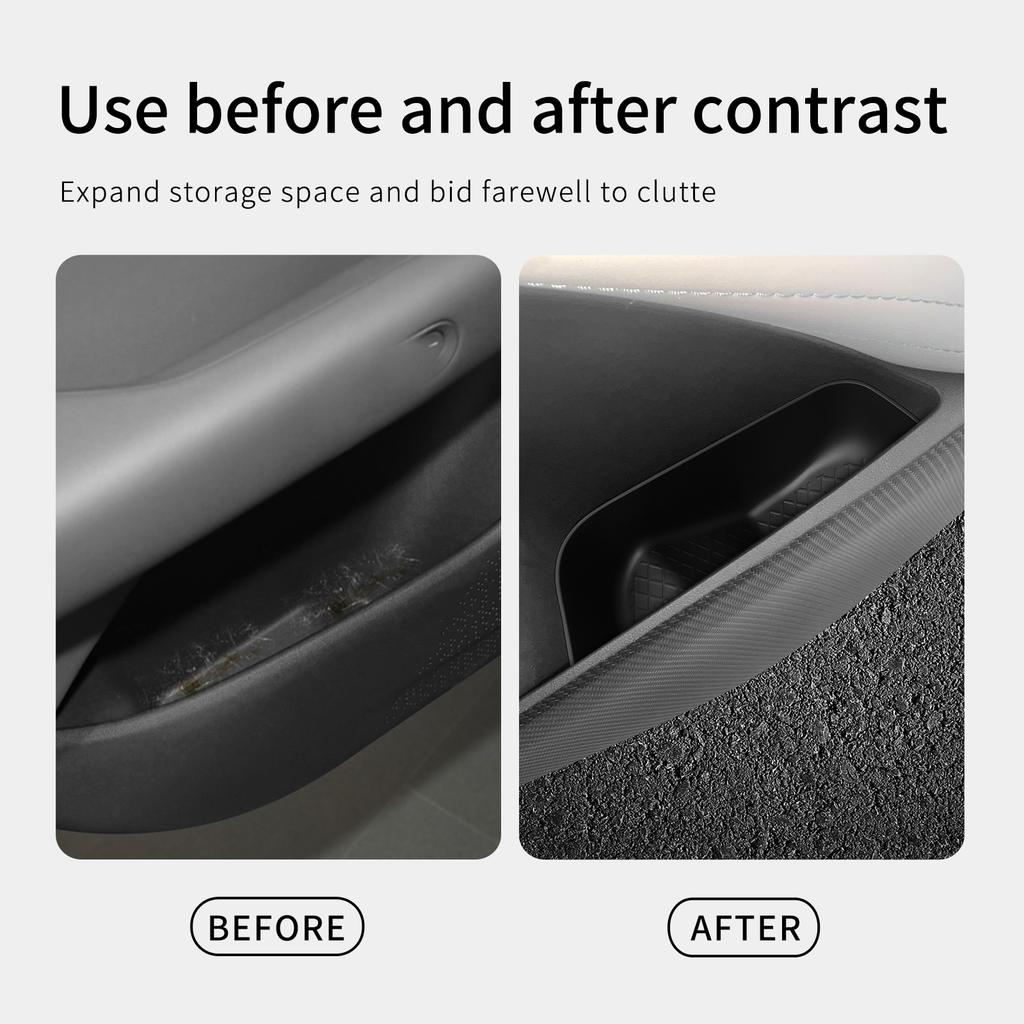 for BYD Seal 06GT 2025 2025 Door Side Storage Box Front Rear Door Handle Organizer Stowing Tidying TPE Car Interior Accessories