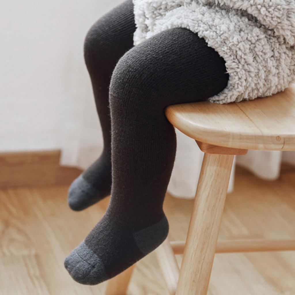 Winter Baby Kids Girls Thickened Lined Warmth Fleece Long Pants Leggings