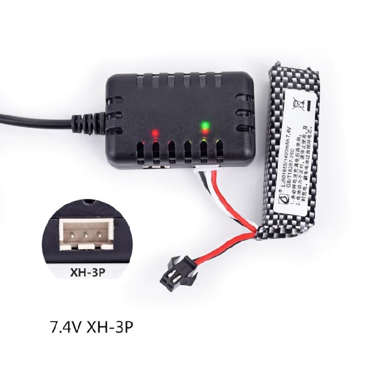 2 in1 1000Mah x 2 7.4V Li-ion Lithium Battery Charger USB Charger XH-3P Plug