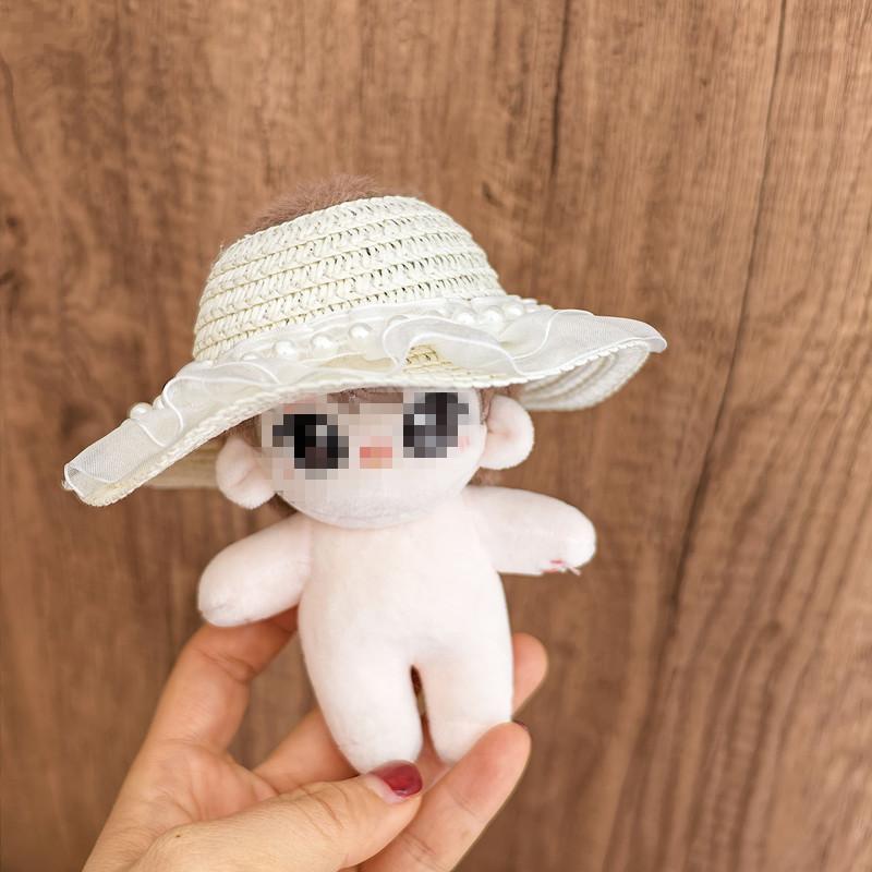 [Cloth Only] 10CM Cotton Doll Super Cute Cartoon Clothes Work Pants Hat and Accessories Fashion Series for Age 14+
