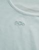 Maegolenseoul Tri-Eclipse Embroidered U-Neck T-Shirt Gray