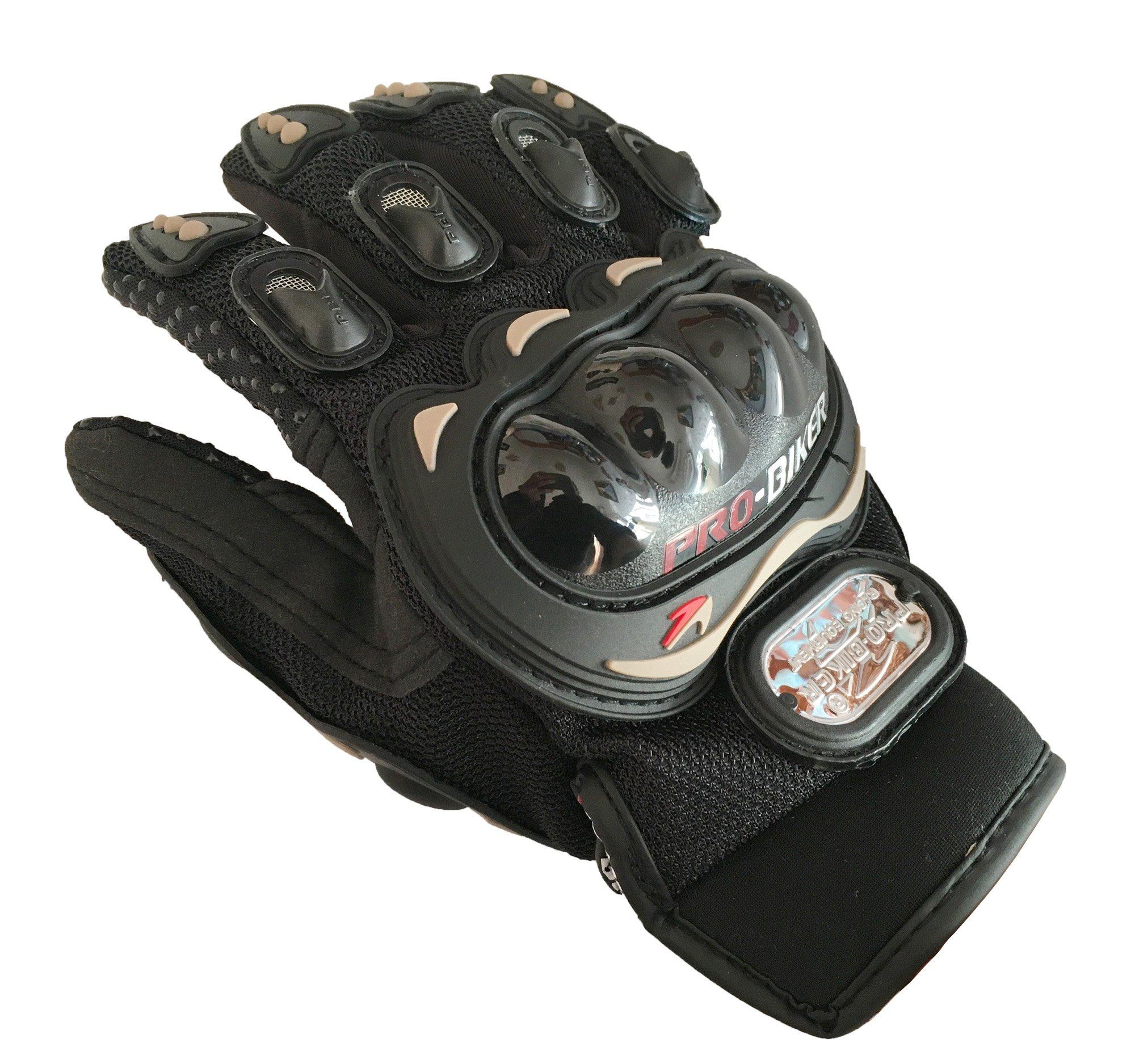 

zmart Motorcycle Protective Size for Mountain Full Finger Riding Motorcycle Protective Racing Cold Weather Leather Fingerless Mesh Waterproof Summer чёрный