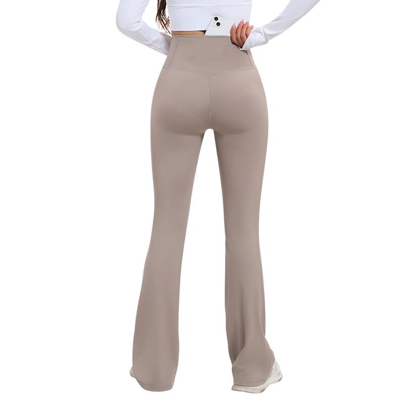 

Женские быстросохнущие брюки для йоги с защитой от солнца - Утягивающие микро-клеш для бега и тренировок на открытом воздухе Extra Large хаки