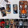 LO6 Dieren Tijger Zachte Shell Telefoonhoesje voor Samsung Galaxy S20 S21 S22 Ultra FE + Plus A21S A22 A24 A25 A26 A30 A30S A31