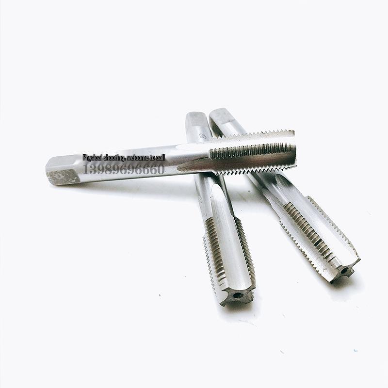 Extended High-Speed Steel Machine Tap, White Steel, Size M58-M68, Thread Pitch 1.5-6