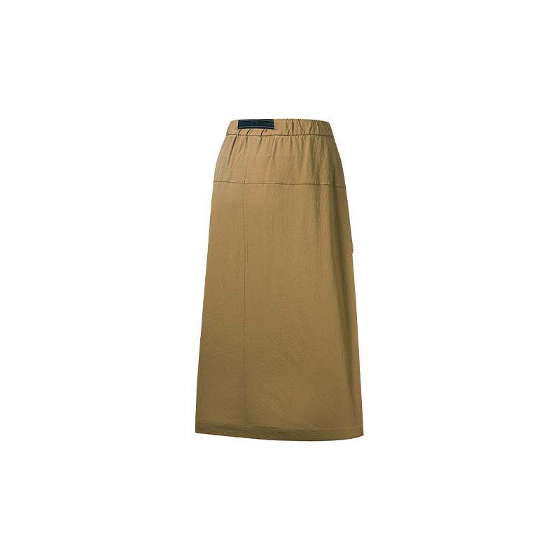 Fila Explore Simple Comfortable Solid Color Casual Skirt Women Skirts Goose-Liver A11W637309FDK