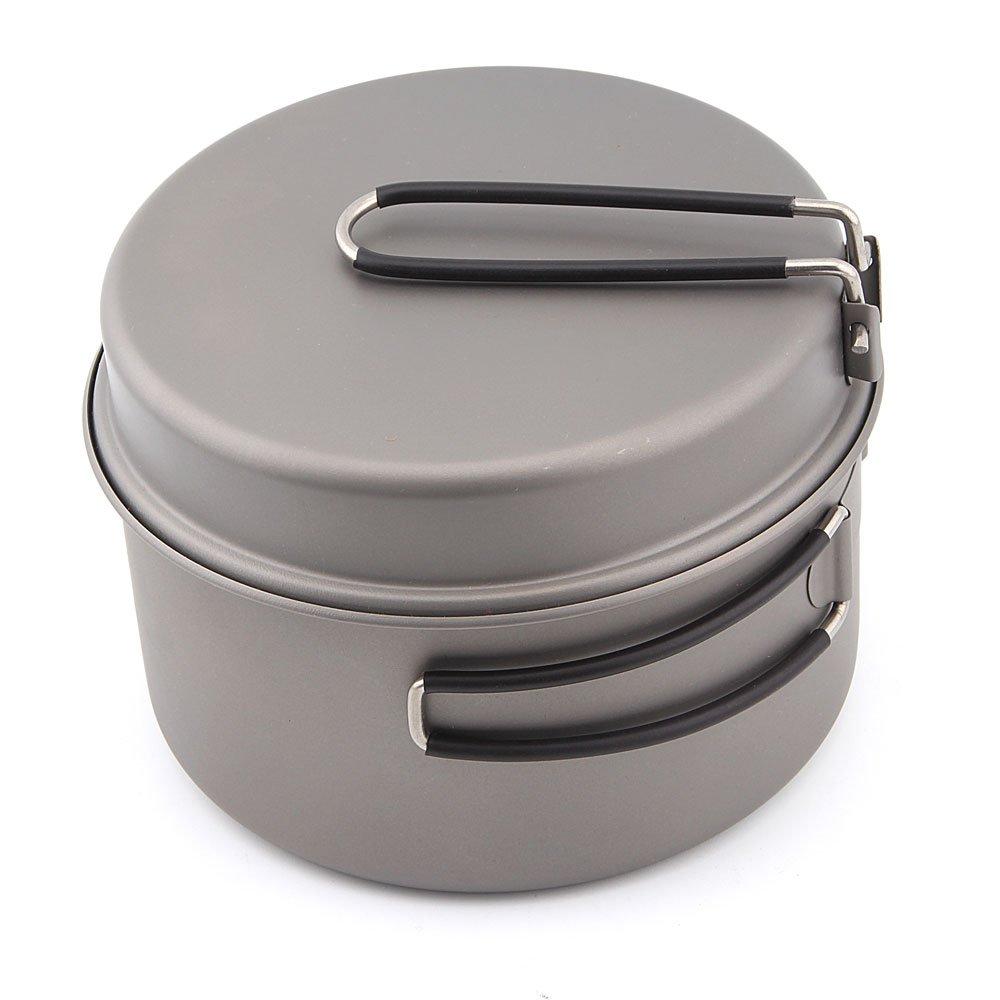TOAKS Titanium Camping Pot 1100ml 1300ml 1350ml 1600ml 2000ml Pan (1350ml + [CKW-1350])