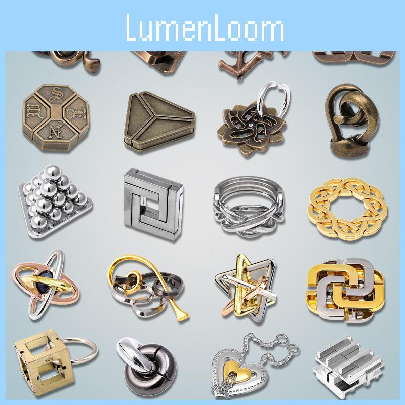 Premium Alloy Puzzle Toy For Kids Featuring Traditional Luban Lock Design Engaging And Educational Logic Game
