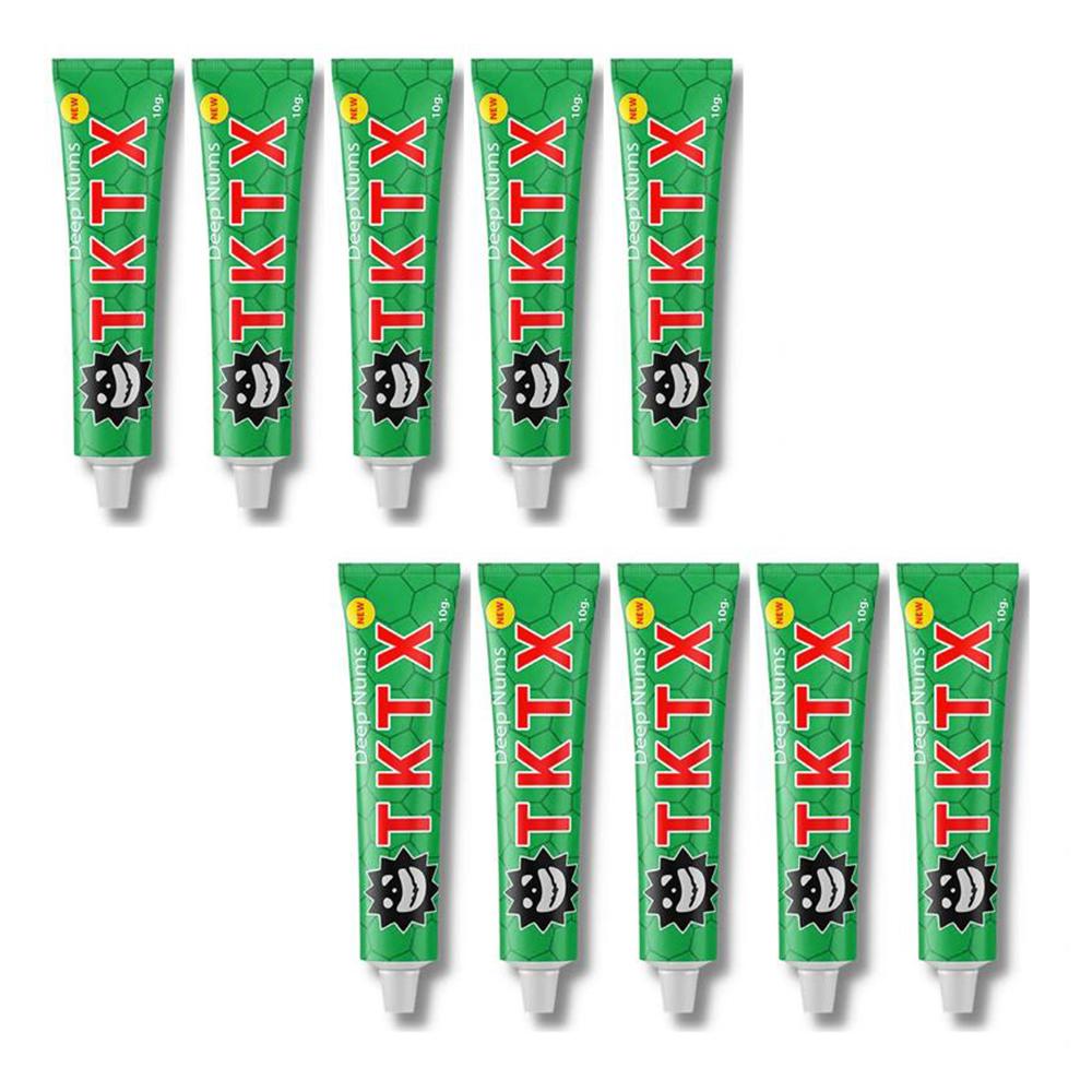 TKTX 55% Numbing Cream 10g Black/white/blue/yellow/green/gold/red