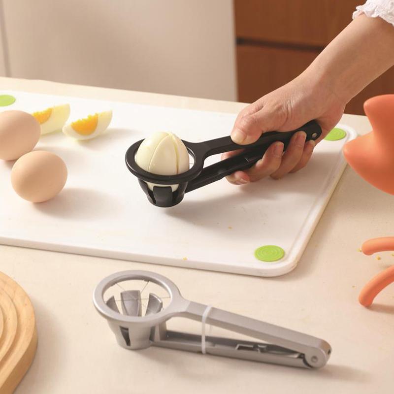 Multifunction Stainless Steel Egg Slicer Eggs Cutting Egg Wedges Fruits Slicing Strawberry Cheese Kitchen Tool