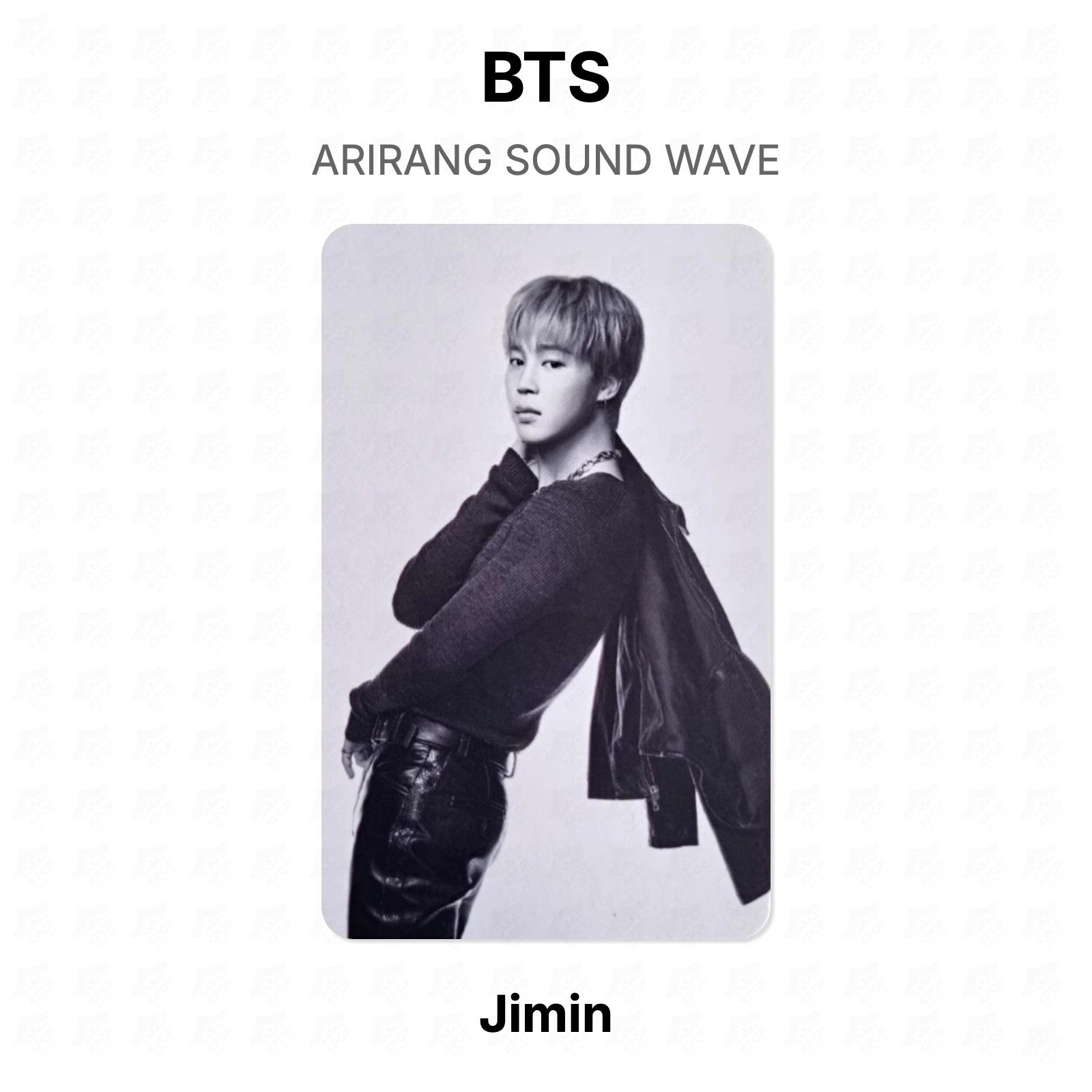 BTS ARIRANG SOUND WAVE Официальная фотокарточка Jimin