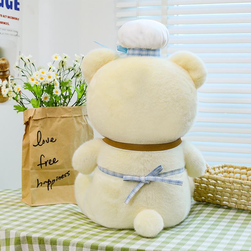 Cute retro couple bear doll creative plush toy teddy bear doll birthday gift