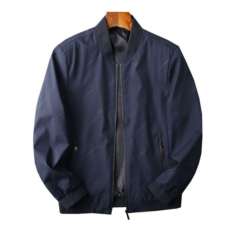 Simple and Easy to Wear, Export Men's Clothing Factory Surplus, Spring and Autumn Light Business Baseball Collar Jacket, Casual Outerwear for Men