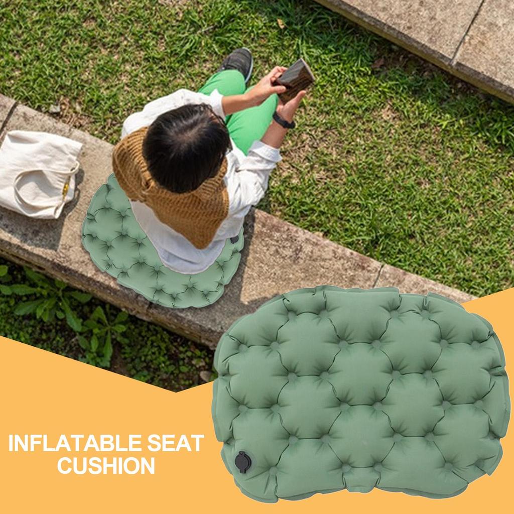 Inflatable Seat Cushion For Air Travel Portable Inflatable Stadium Seats Lightweight Sitting Pad For Stadium Pregnancy Travel