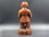 Chinese Vintage Boxwood Carved Exquisite Boy Child Statue Wooden Figurines Art