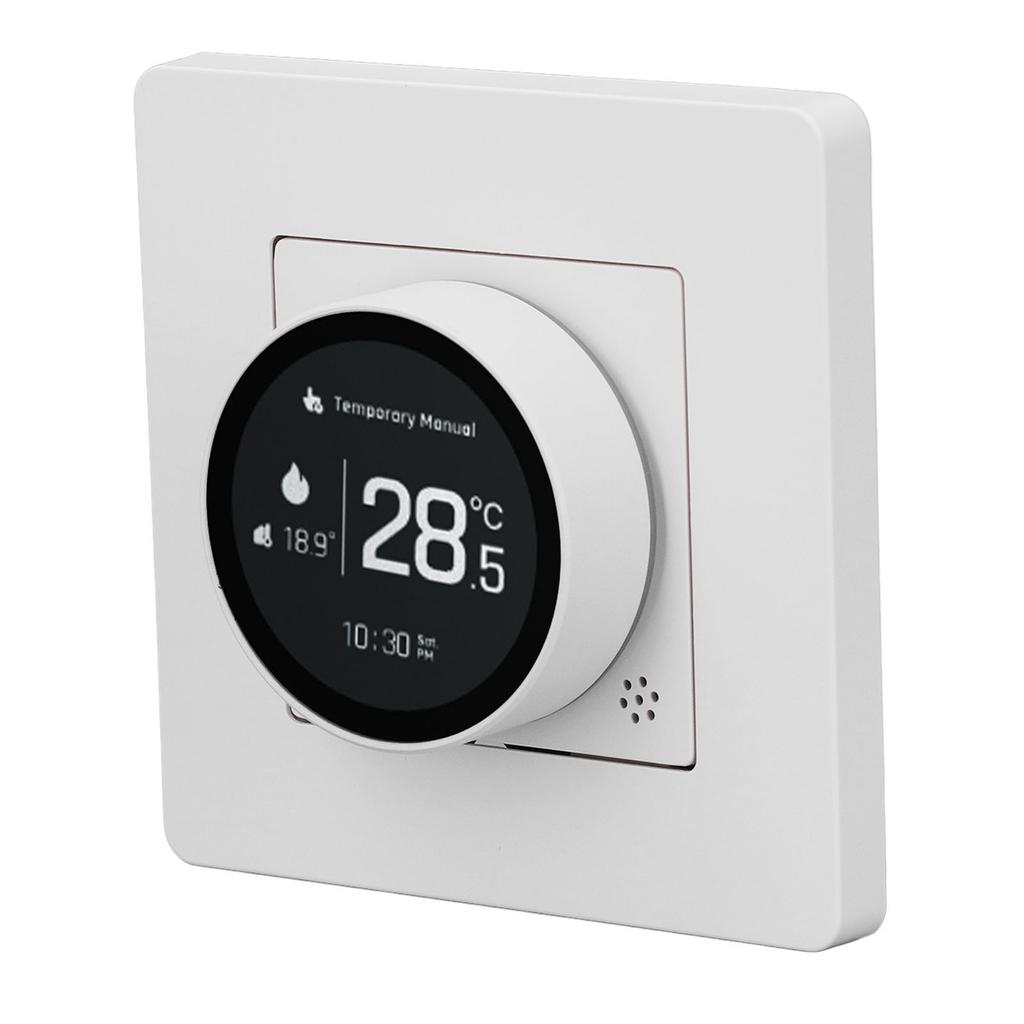 Smart Thermostat for ZigBee Electric Heating Mobile App Timing LCD Display Temperature Controller Switch 95 245VAC White