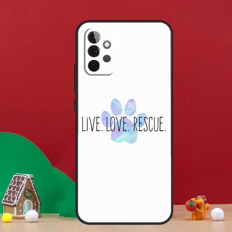 Animal Dog Paw Prints Case For Samsung Galaxy A17 A06 A16 A56 A36 A54 A34 A14 A52 A32 A13 A23 A33 A53 A15 A35 A55