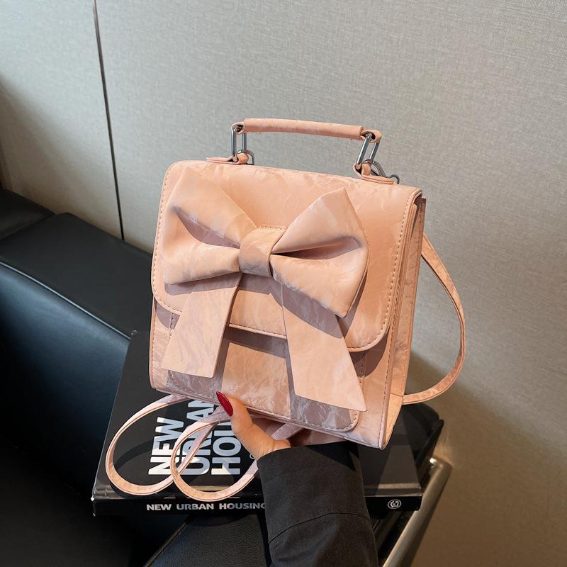 

Женский рюкзак 2025 новый летний нишевый дизайн высокого класса с бантом дорожный рюкзак розовый