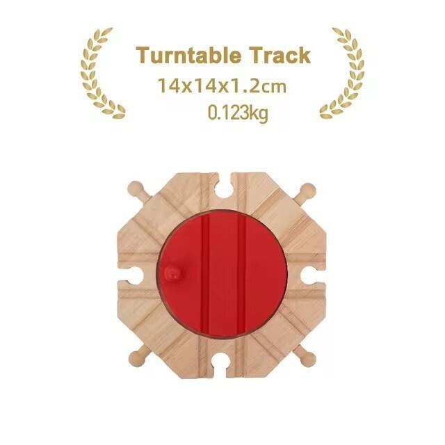 All Kinds of Wooden Track Accessories Beech Wood Railway Toys Fit For Brand Wooden Train Tracks Education Toys For Children