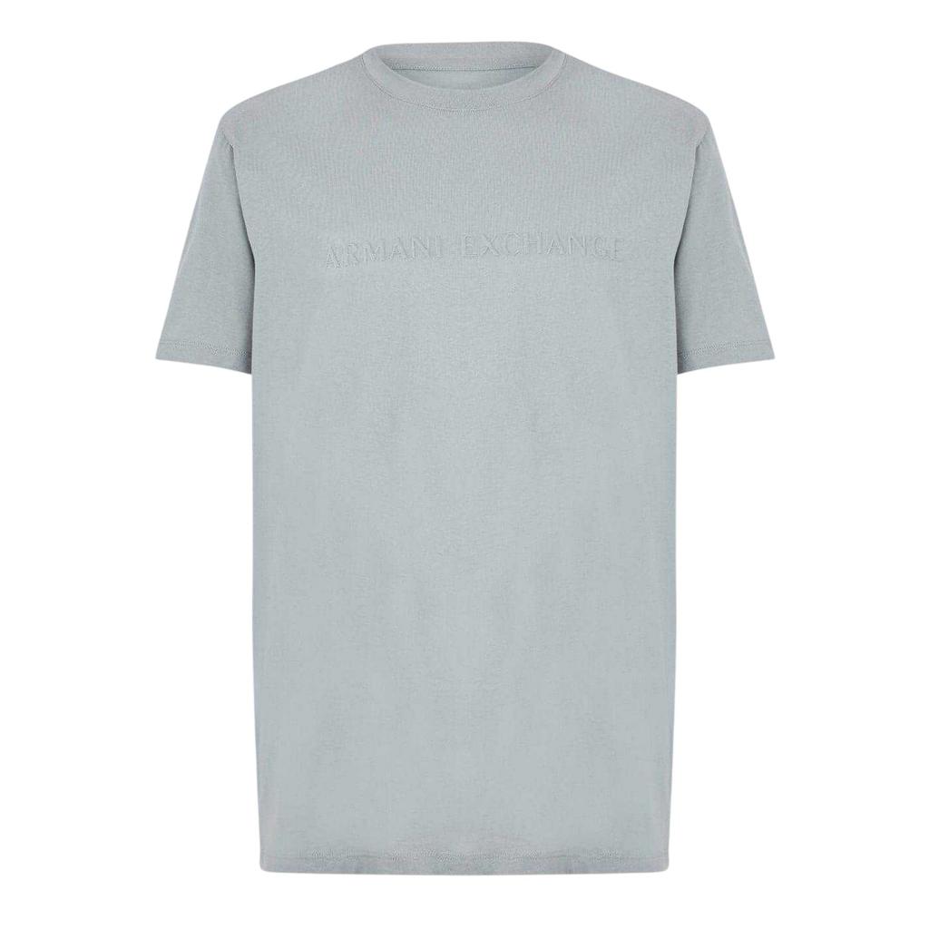 Armani Exchange Mens Embossed T-Shirt
