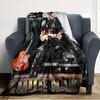 Name Custom Johnny Print Flannel Blanket High Quality Warm Comfortable Cover for All Seasons Perfect for Gifts Home Decor