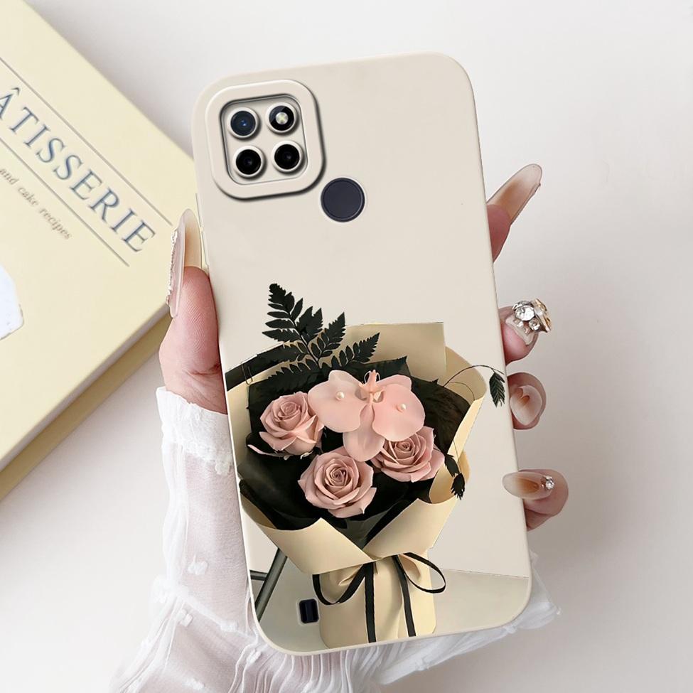 For Realme C21Y RMX3261 RMX3263 C25Y RMX3269 Cover For Realme C21Y Case Cute Cat Funny Cool Fashion Silicone Shockproof Bumper