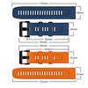 Quickfit Silicone 22 26mm Watch Strap For Garmin Tactix 7 AMOLED Delta Bravo Watchband For Quatix 7 7X 6 5 3 Band Outdoor Sports