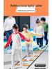 Escada Multifuncional de Agilidade e Fitness Infantil: Design de Borboleta, Amarelinha, Barreiras, Step Trainer de Basquete, Escada de Corda.