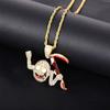 European and American Creative Death Sickle Monster Zircon Pendant Hiphop Personality