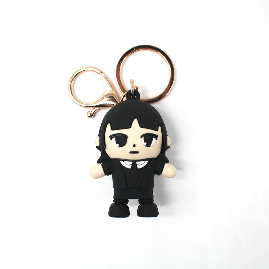Брелок Венздей Аддамс Wednesday Addams фигурка игрушка для ключей, рюкзака, сумки 6 см