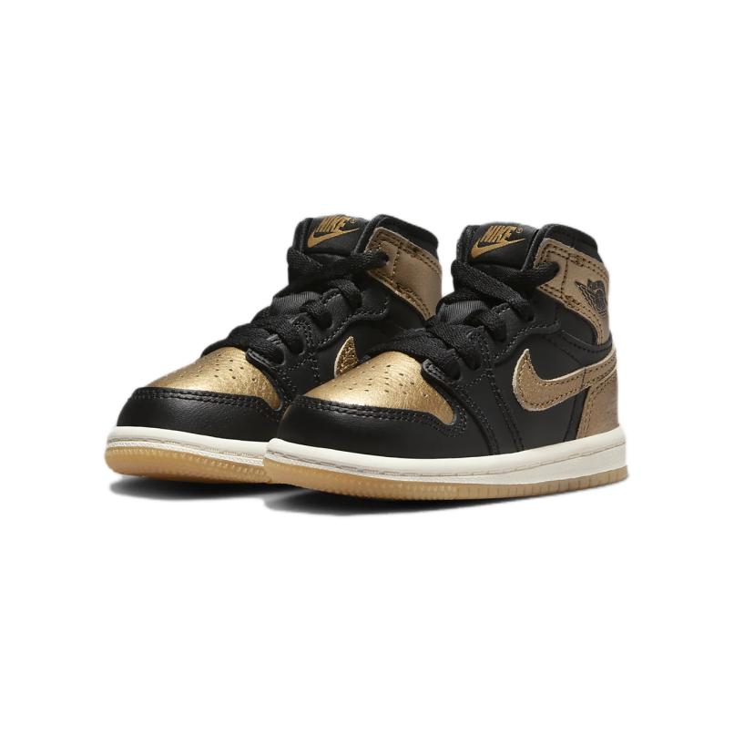 New Jordan 1 Retro High OG Black Metallic Gold TD FD1413-071