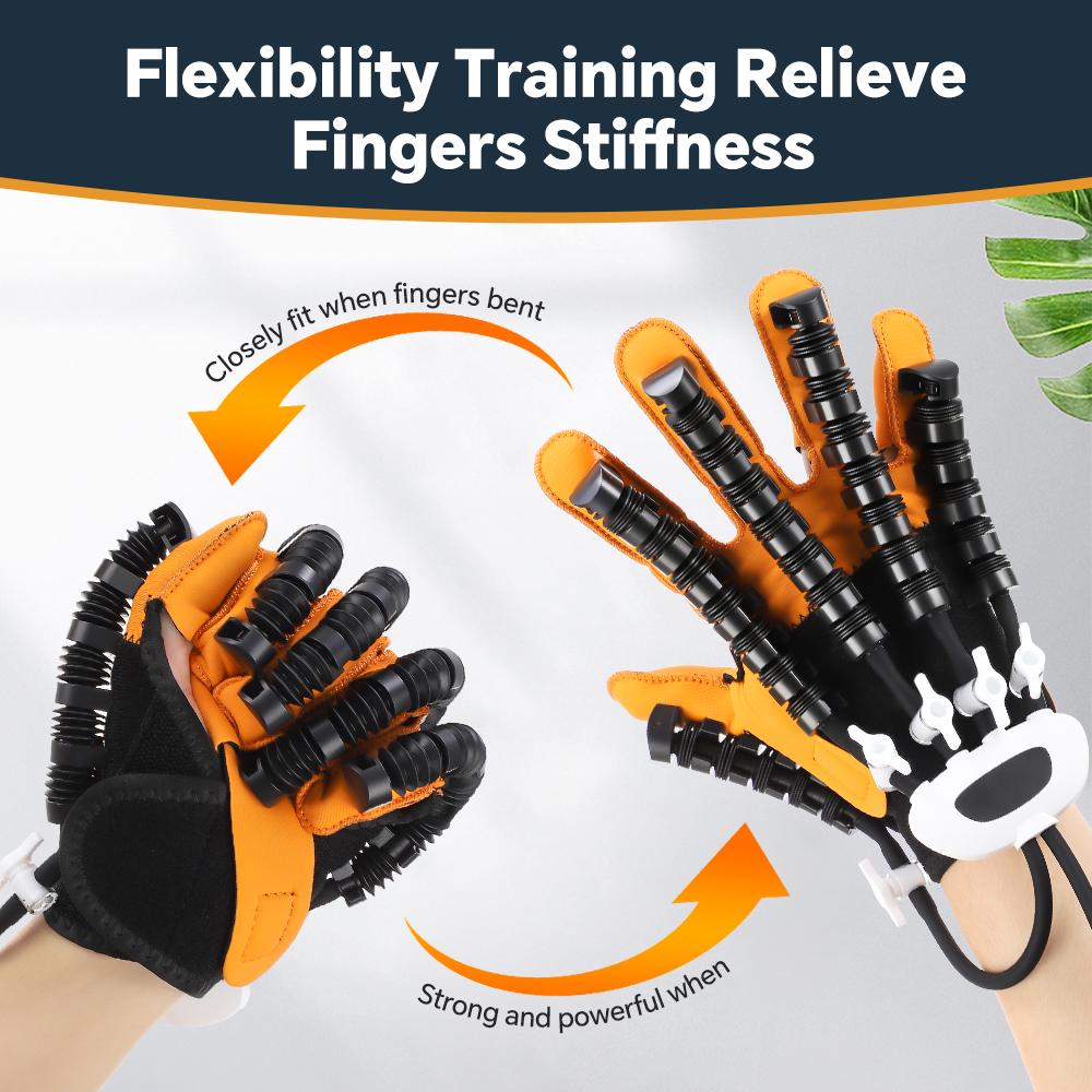 Rechargeable Hand Rehabilitation Gloves Stroke Hemiplegia Exercise Finger Trainer Hand Function Workout Rehab Device