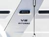 Compatible Mercedes-Benz V8 BITURBO Side Badges for C63, G63, S65, V12 Turbocharged Fender Emblem Letters.