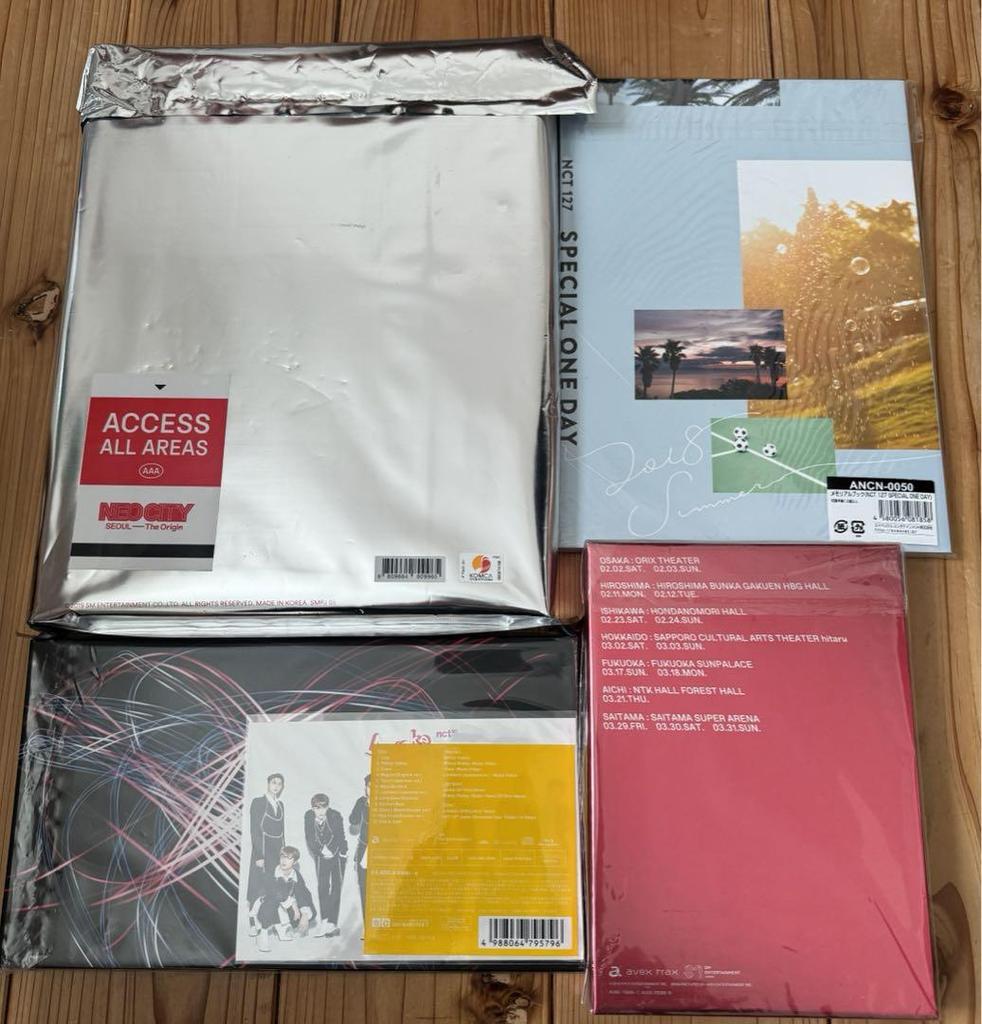 [USED] NCT127 BluRay CD Concert Album Memorial Book