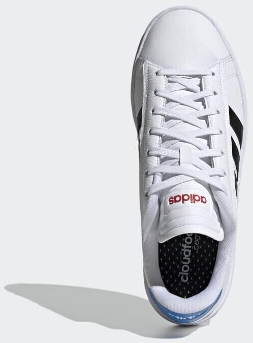 Кроссовки Adidas Grand Court Alpha cloud white/core black/blue rush