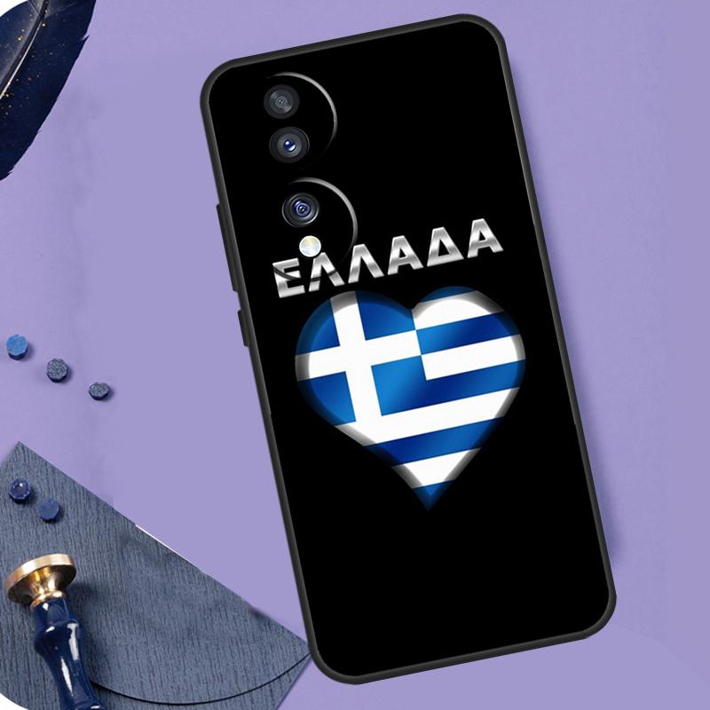 Greece Greek Flag Case For Honor 200 400 Pro 50 70 90 X9a X9b X9c X9d X8b X8c Win Magic 8 Lite 5 6 7 Pro Coque